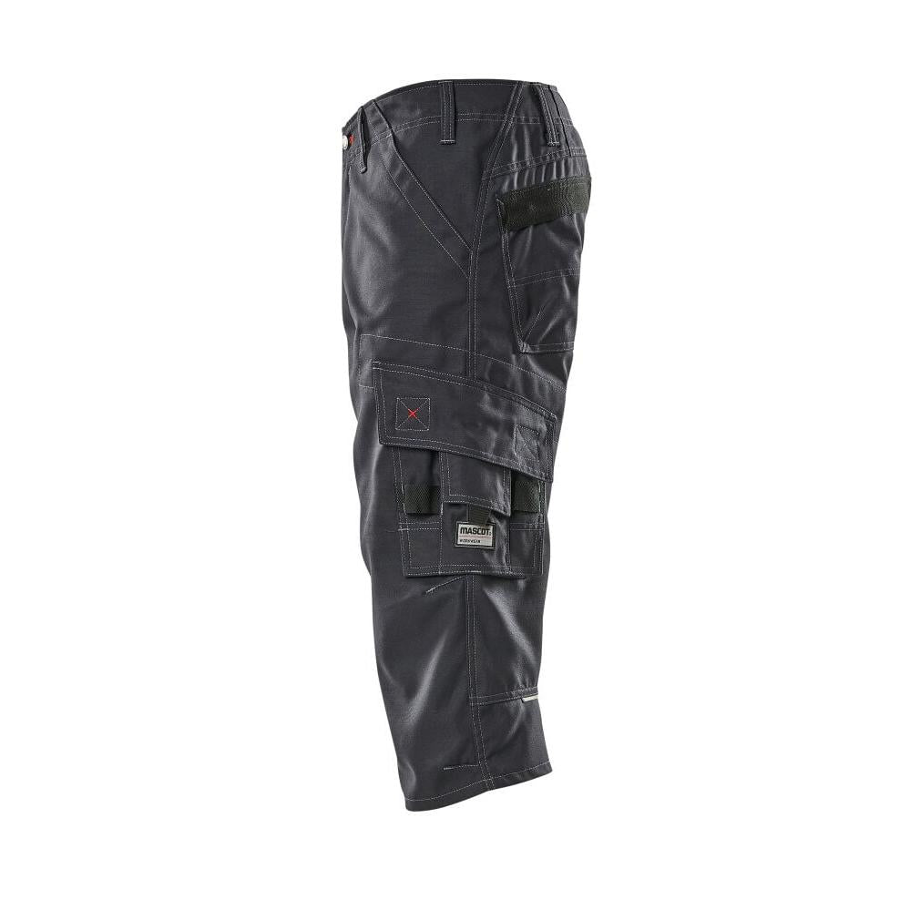 MASCOT® Limnos trekvarts byxa, svart-blå