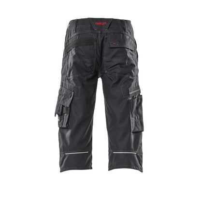 MASCOT® Limnos trekvarts byxa, svart-blå