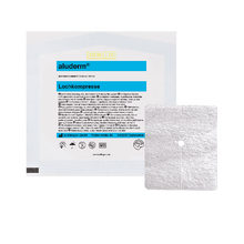 aluderm® kompress med hål CH 32-50 8 x 9 cm