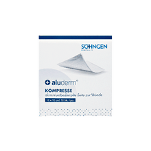 aluderm®-kompress 10 x 10 cm, förpackning med 10 st.