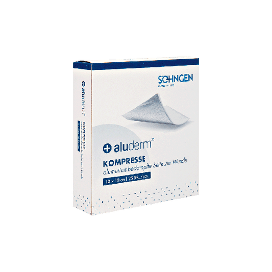 aluderm®-kompress, förpackning med 25 st., 10 x 10 cm