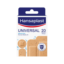 Hansaplast UNIVERSAL-plåster, 20 stycken, 4 storlekar