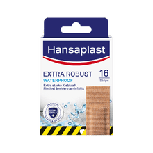 Hansaplast EXTRA ROBUST plåster 2,6 x 7,6 cm, 16 stycken