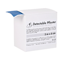 Detekterbart plåsterband, 5 m x 6 cm