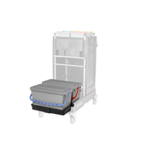 Numatic MMK 3, mopplåda svart - 2 x MoppMatic mopplåda MK 3, skål för hink | Förpackning (1 st)