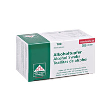 Alkoholvåtservetter, kartong med 100 stycken
