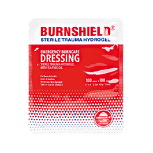 Burnshield hydrogel-skumförband, sterilt, 10 x 10 cm