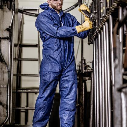 NITRAS POLYSAFE BASIC II, kemikalieskyddsoverall, kungsblå