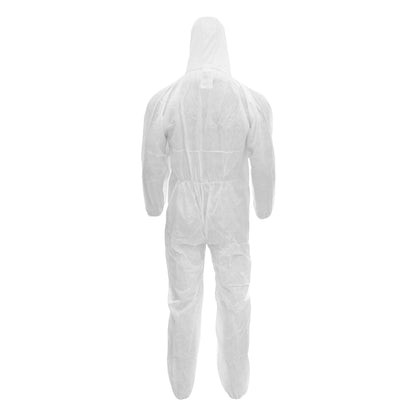 NITRAS POLYSAFE BASIC II, kemikalieskyddsoverall, vit
