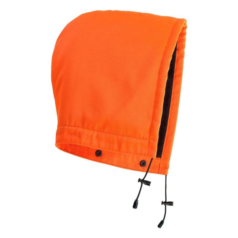 MASCOT® Macallen med huva med D-knapp storlek ONE, hi-vis orange | Förpackning (1 st)
