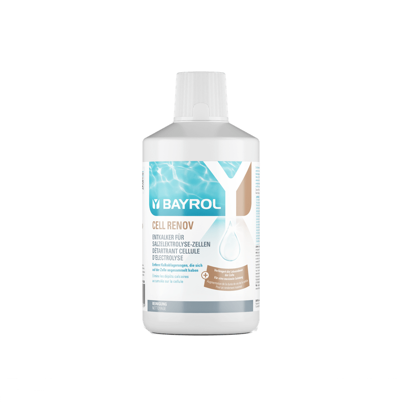 BAYROL Cell Renov 1 L Stark flytande avkalkningsmedel för saltelektrolysceller
