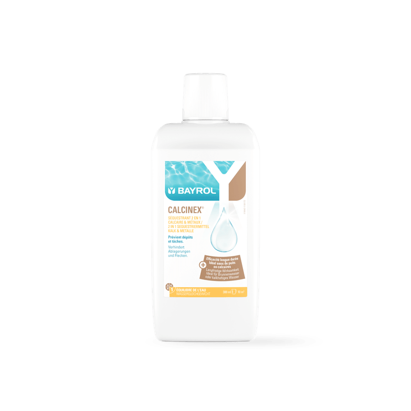 BAYROL Calcinex® 1 L«Bästsäljare för att förhindra kalk- och metallavlagringar | Flaska (1 l) 