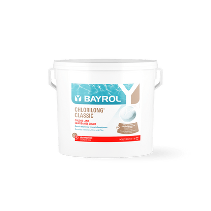 BAYROL Chlorilong® CLASSIC långsamt upplösande klortabletter för pooler