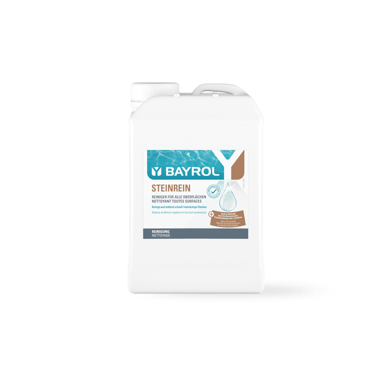 BAYROL Steinrein® koncentrat Med en effektiv smutsborttagare, skonsam mot material