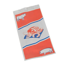 Det PAPSTAR GmbH kraftpappers köttpåse (28x14x6 cm, vit med tryck, krympfolie, 1000 stycken) är idealisk för slakterier - robusta köttpåsar med tryckta djur- och köttmotiv för professionell användning.