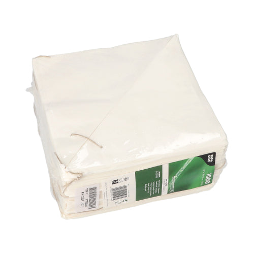 Ett paket med 1000 PAPSTAR spetsiga påsar, tillverkade av fettbeständig pergamentersättning från PAPSTAR GmbH, idealisk för gastronomiförpackningar eller för servering med pommes frites förpackning.
