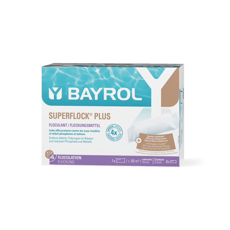 BAYROL Superflock Plus 1 kg«Bestseller flockningsmedelspool för sandfilter