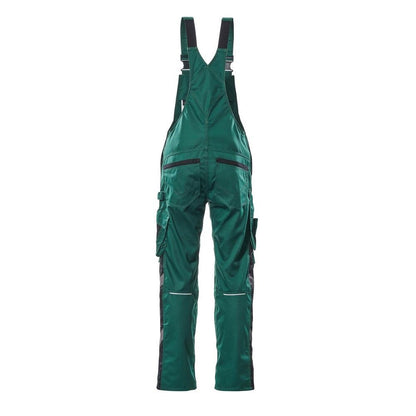 MASCOT® Augsburg byxbyxor, grön/svart