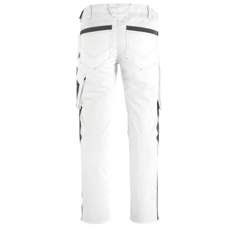 MASCOT® Erlangen byxa, vit/mörk antracit
