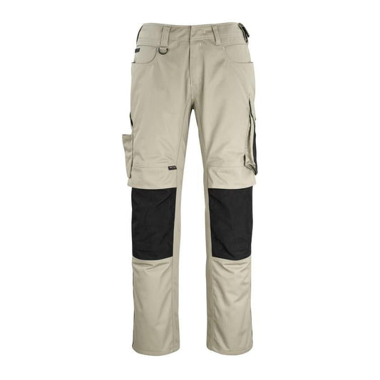 MASCOT® Erlangen byxa, ljus khaki/svart