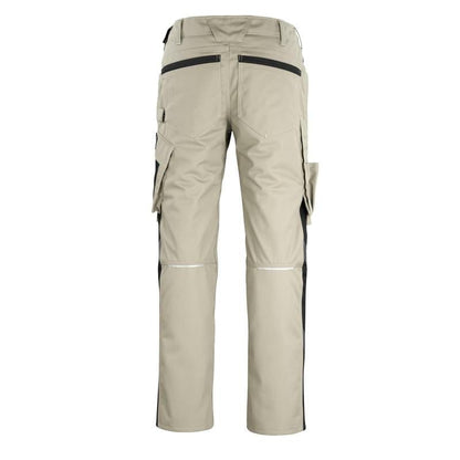 MASCOT® Erlangen byxa, ljus khaki/svart