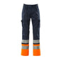 MASCOT® Patos byxor, marinblå/hi-vis orange