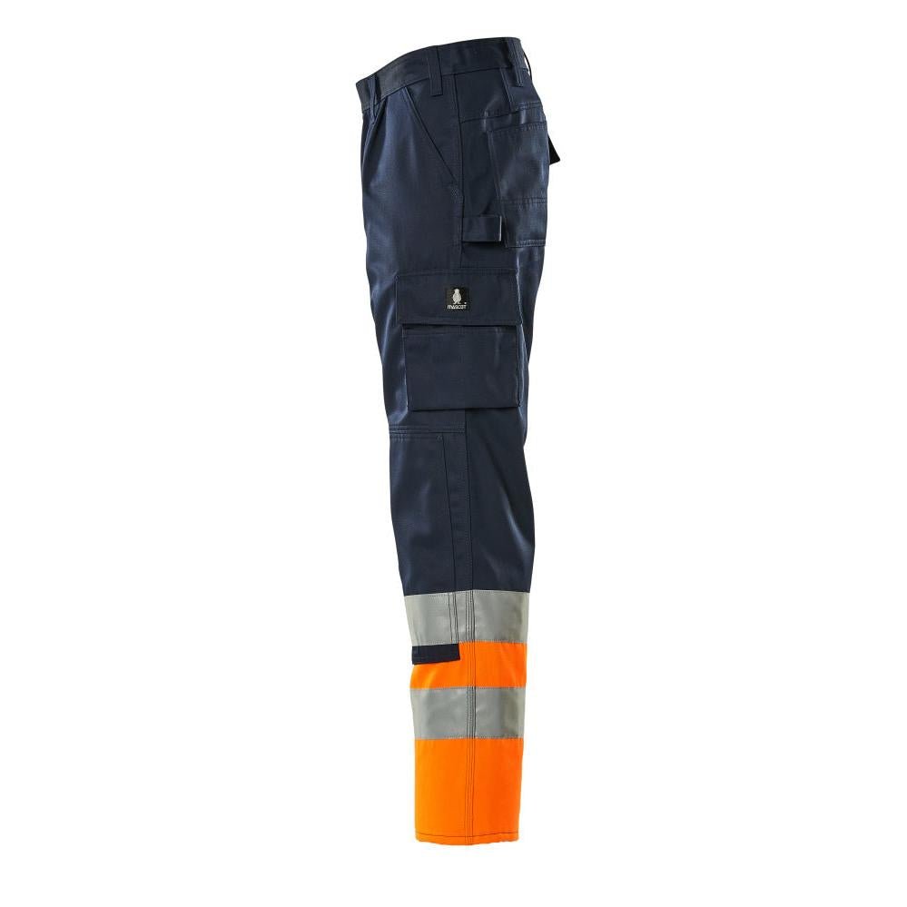 MASCOT® Patos byxor, marinblå/hi-vis orange