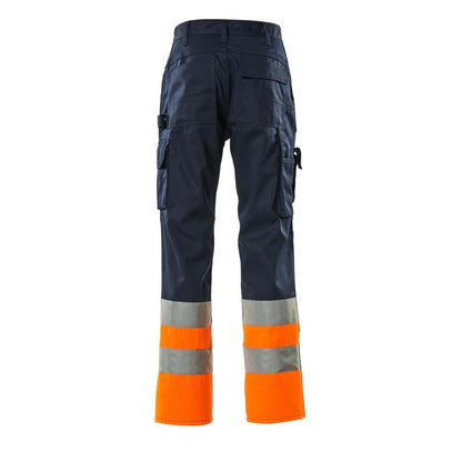 MASCOT® Patos byxor, marinblå/hi-vis orange