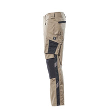 MASCOT® Mannheim byxa, ljus khaki/svart