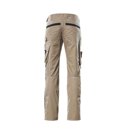 MASCOT® Mannheim byxa, ljus khaki/svart