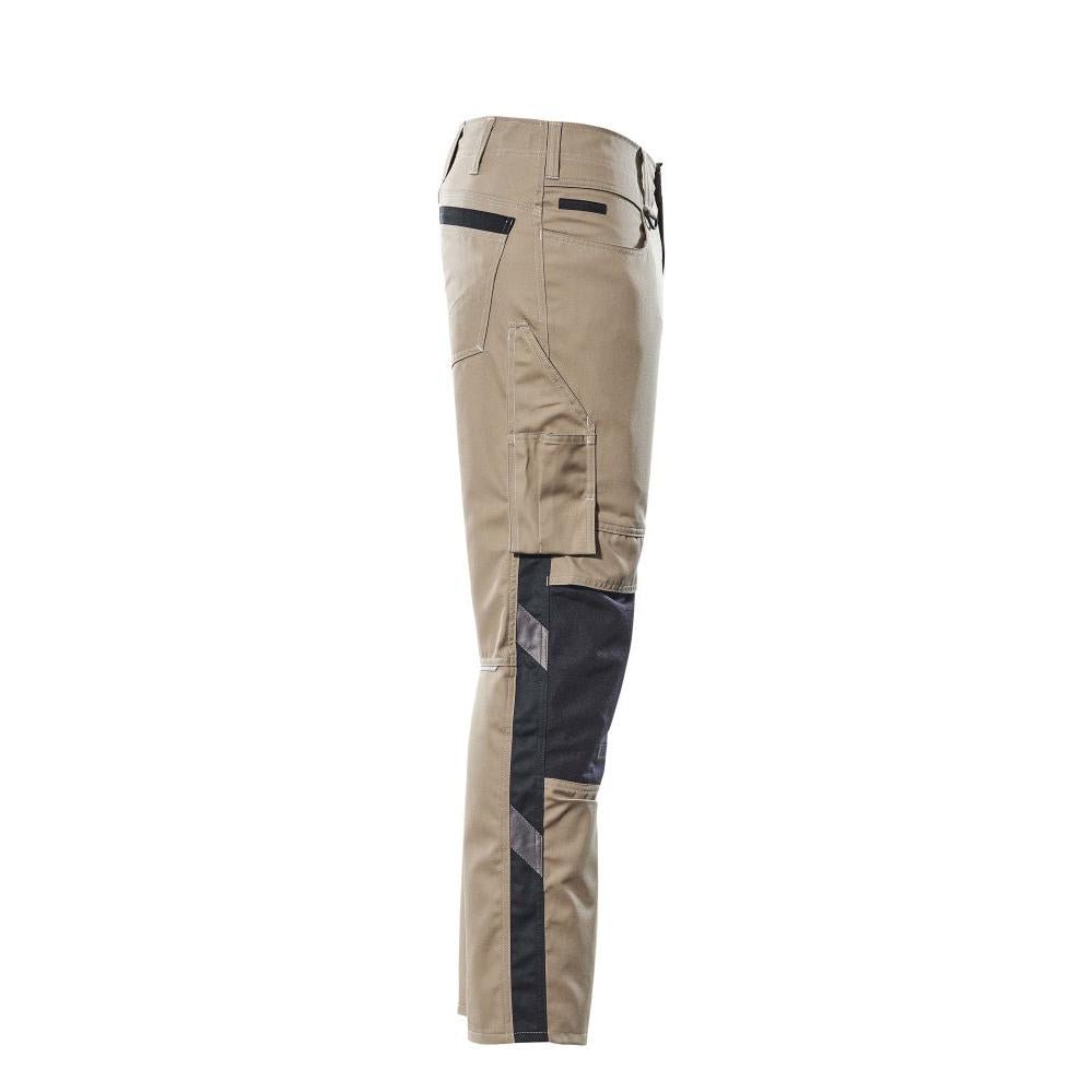 MASCOT® Mannheim byxa, ljus khaki/svart