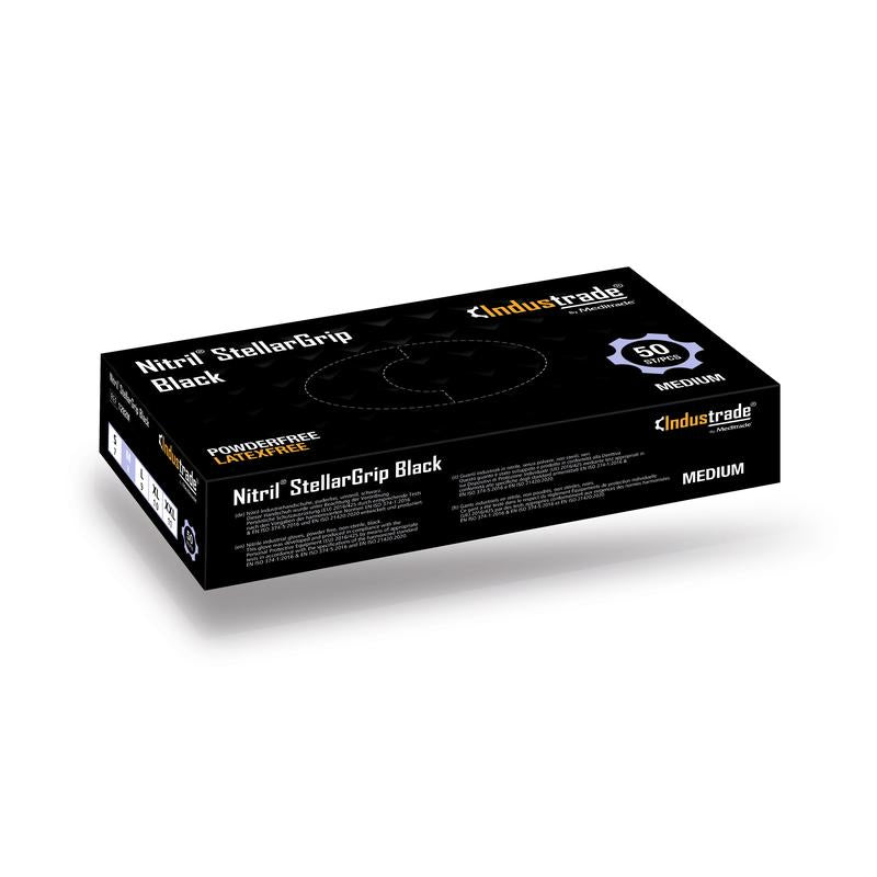 Nitril StellarGrip svart (50 st.)