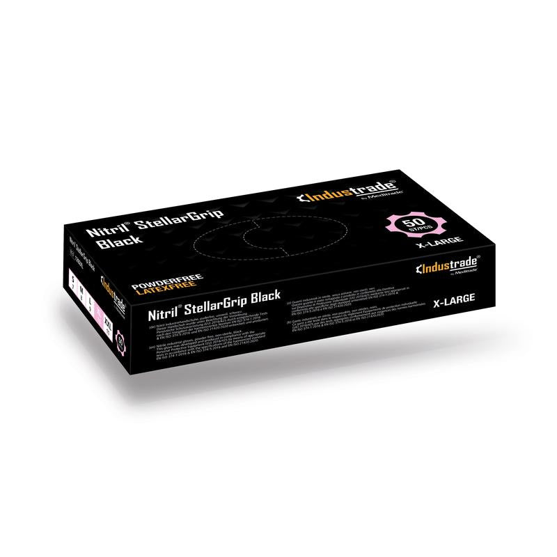 Nitril StellarGrip svart (50 st.)