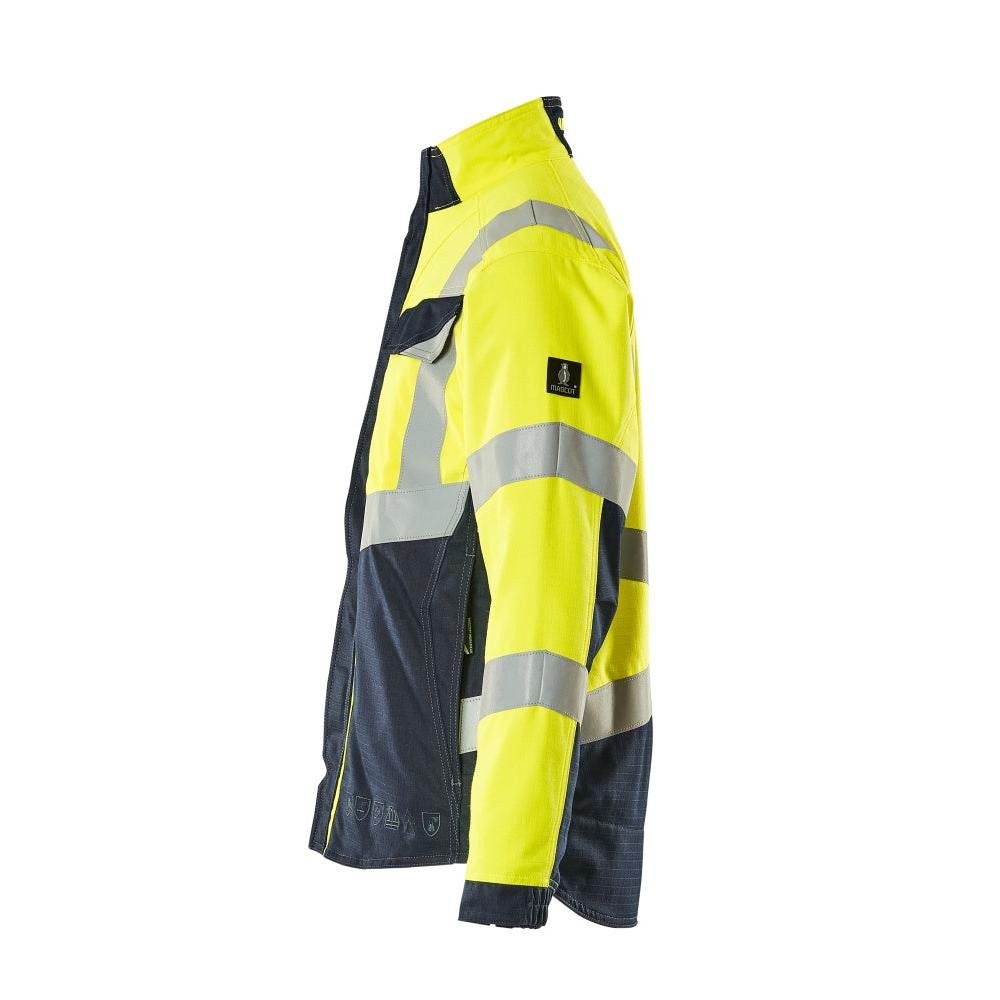 MASCOT® Biel Multisafe arbetsjacka, hi-vis gul/svart-blå