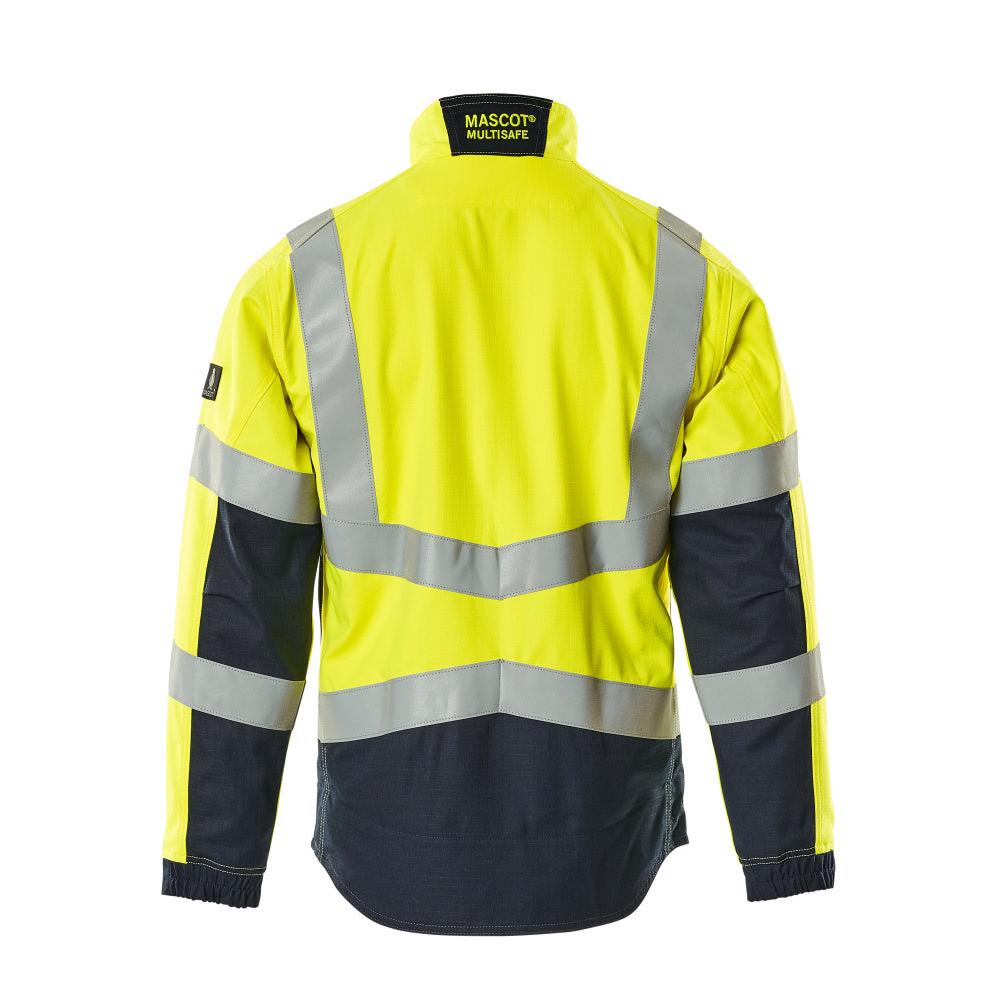 MASCOT® Biel Multisafe arbetsjacka, hi-vis gul/svart-blå