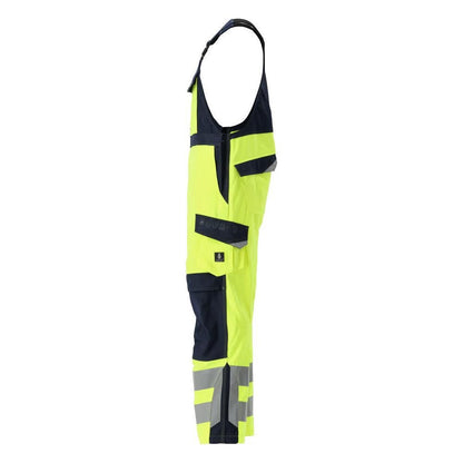 MASCOT® Davos Multisafe byxbyxor, hi-vis gul/svart-blå