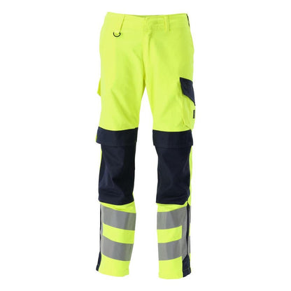 MASCOT® Arbon byxa Multisafe, hi-vis gul/svart-blå