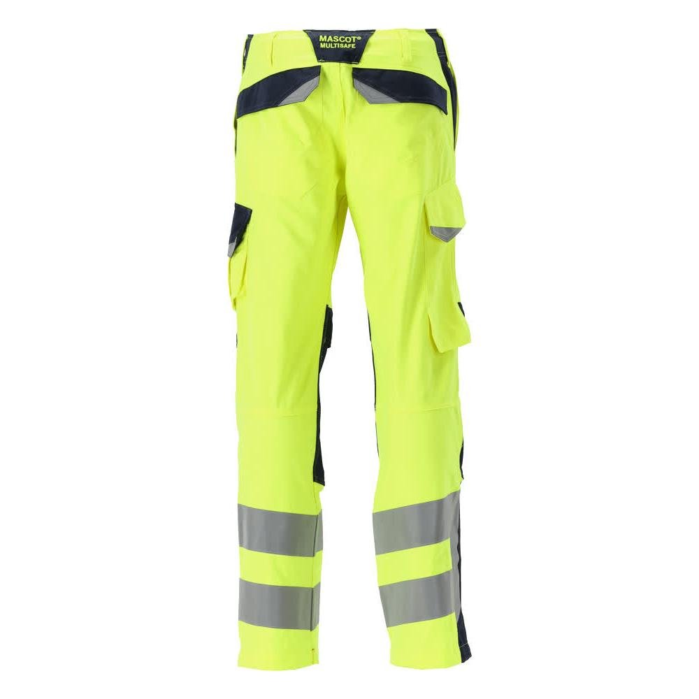 MASCOT® Arbon byxa Multisafe, hi-vis gul/svart-blå