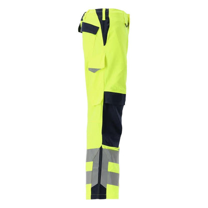 MASCOT® Arbon byxa Multisafe, hi-vis gul/svart-blå