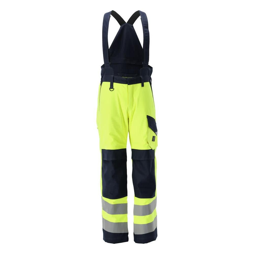 MASCOT® Renens vinterbyxa Multisafe, hi-vis gul/svart-blå