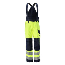 MASCOT® Renens vinterbyxa Multisafe, hi-vis gul/svart-blå