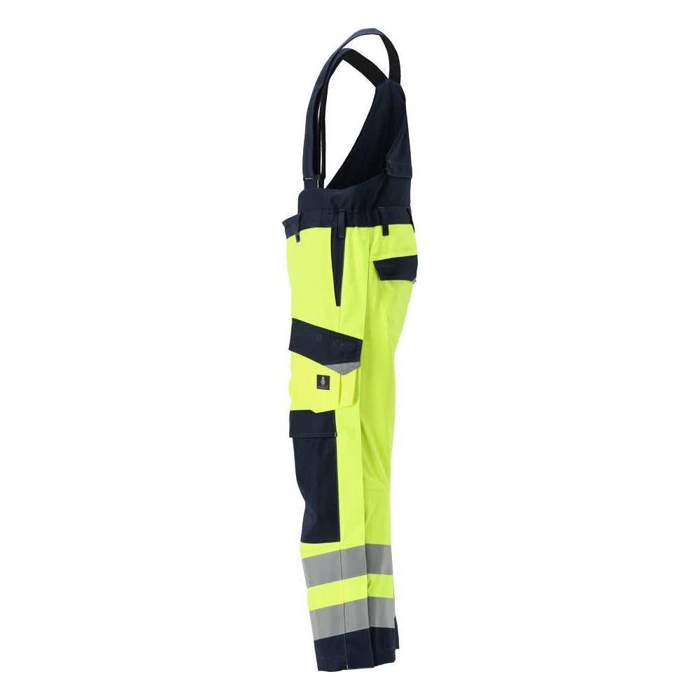 MASCOT® Renens vinterbyxa Multisafe, hi-vis gul/svart-blå