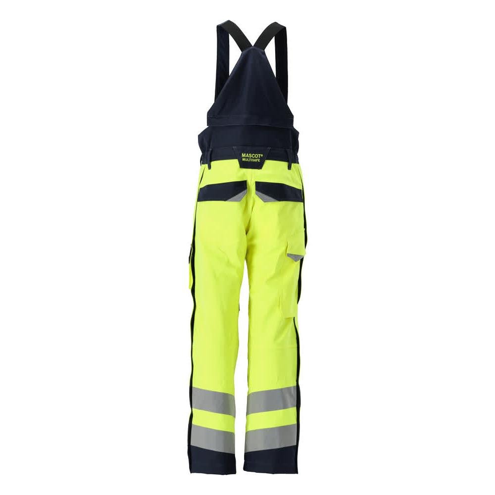 MASCOT® Renens vinterbyxa Multisafe, hi-vis gul/svart-blå