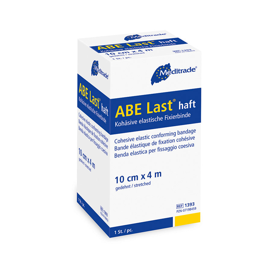ABE Last® självhäftande, högelastiskt fästbandage, 10 cm x 4 m | Förpackning (1 st)