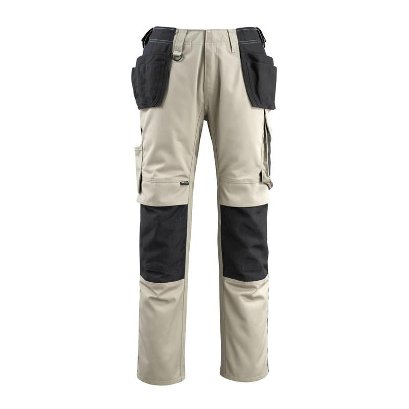 MASCOT® Bremen hantverksbyxa, ljus khaki/svart