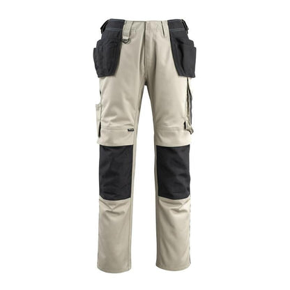 MASCOT® Bremen hantverksbyxa, ljus khaki/svart