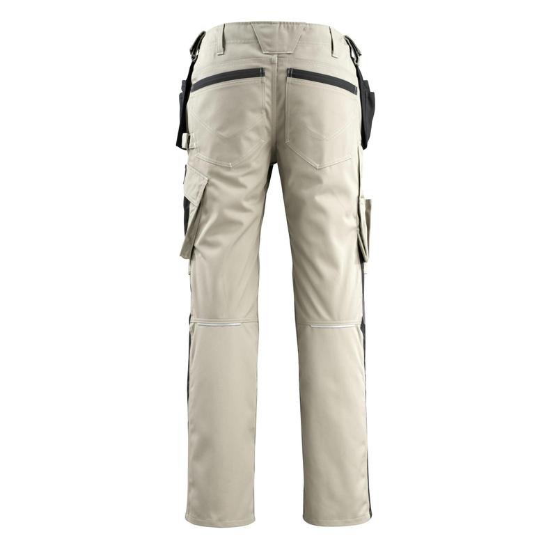 MASCOT® Bremen hantverksbyxa, ljus khaki/svart