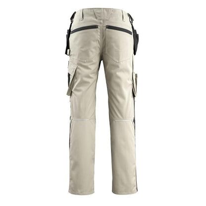 MASCOT® Bremen hantverksbyxa, ljus khaki/svart
