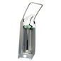 Den Soft Care Man-dispenser i aluminium från Diversey Deutschland GmbH & Co. OHG är en väggmonterad dispenser med lång metallspak och synlig påfyllningsbehållare, kompatibel med 1L Euroflaskor.