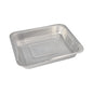 Starpak 3 Gastronorm-behållare är en rektangulär engångsform av aluminium (3,4 l, 5 x 26,2 x 32,2 cm), idealisk för förvaring av mat eller som GN-behållare. Bild tom mot vit bakgrund. 3-pack i krympfolie.